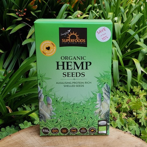 Organic Hemp Seeds Shelled (Superfoods)