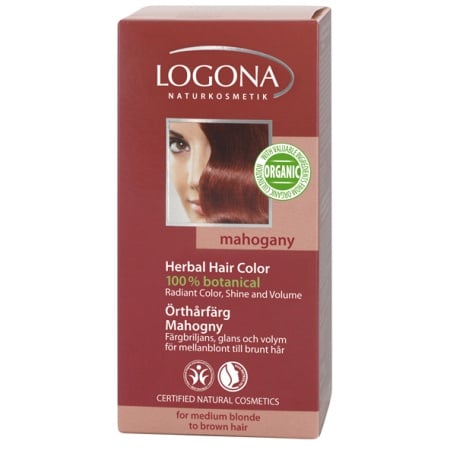 100% Herbal Hair Colours, powder (Logona)