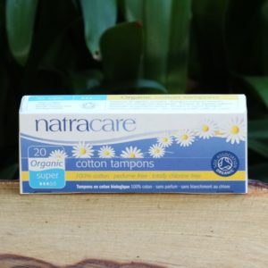Organic Cotton Tampons, Super (20) (Natracare)