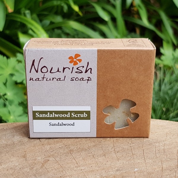 Sandalwood Scrub Soap Bar (Nourish)