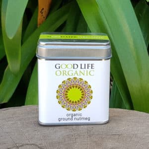 Organic Ground Nutmeg, tin