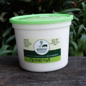 Strained Yogurt with Almond flakes (Mooberry Farms)