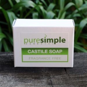 Castile Bar Soap, Fragrance free (Pure Simple)
