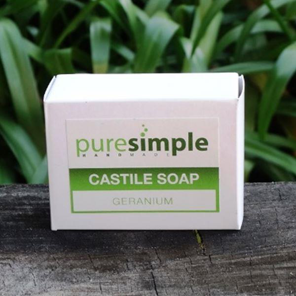 Castile Bar Soap, Geranium (Pure Simple)
