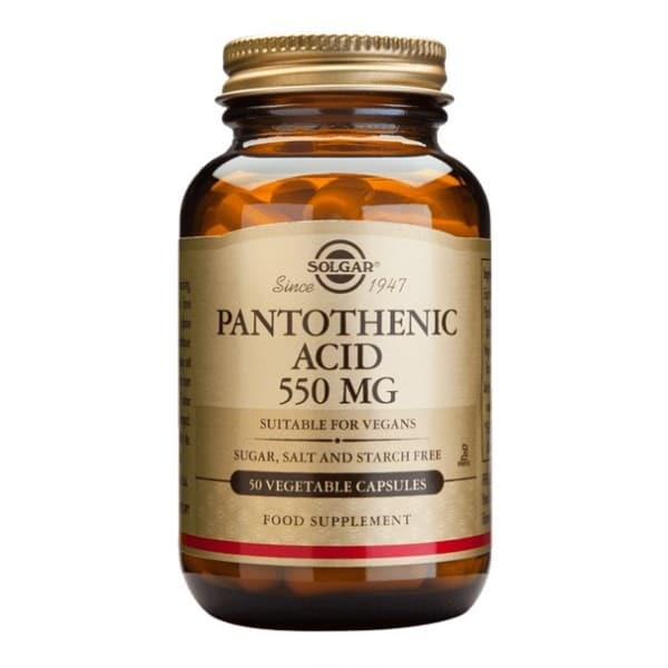 Pantothenic Acid 550mg (Solgar)