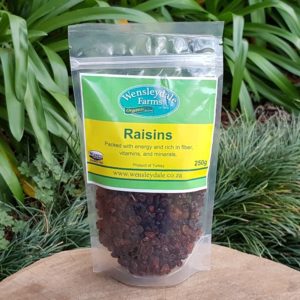 Organic Raisins, 250g (Wensleydale Farms)