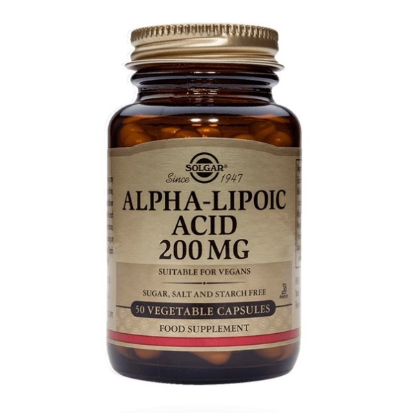 Alpha Lipoic Acid, 200mg (Solgar)