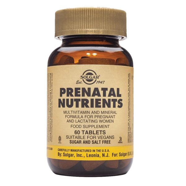 Prenatal Nutrients, 60 tablets (Solgar)
