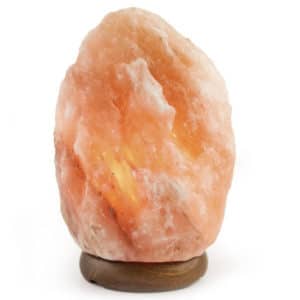 Himalayan Crystal Salt Lamp, Natural Shape - Medium (Universal Vision Trading)