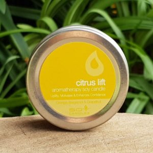 Soy Candle Travel Tin - Citrus Lift (In Time Promotions)