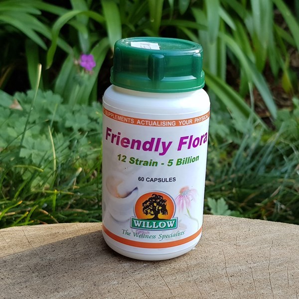 Friendly Flora, 12 strain, 5 Bill, 60 capsules (Willow)