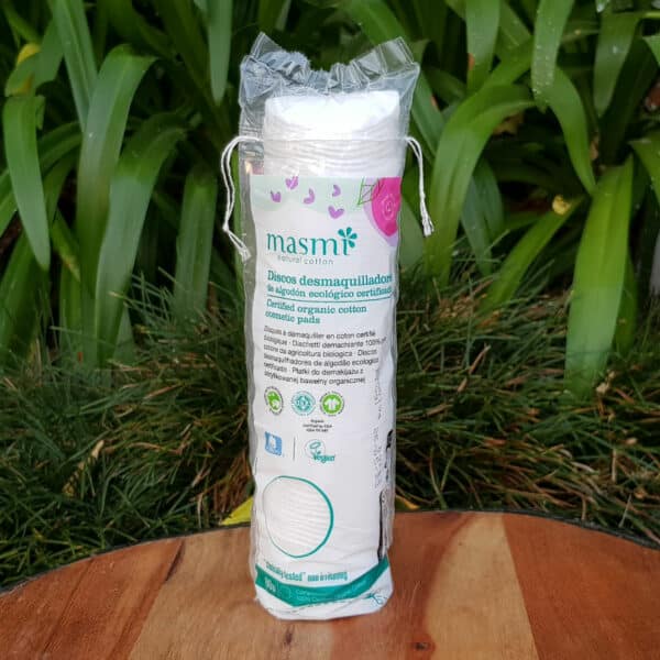 Masmi Organic Cotton Cosmetic Rounds Pads, 80s