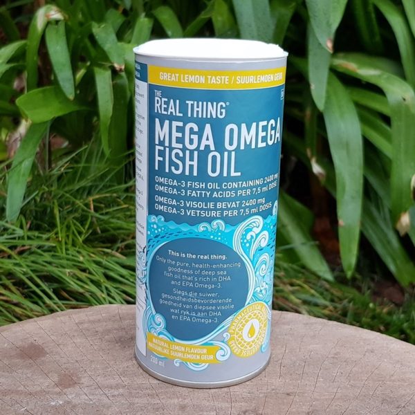 Mega Omega Fish Oil, Lemon (The Real Thing)