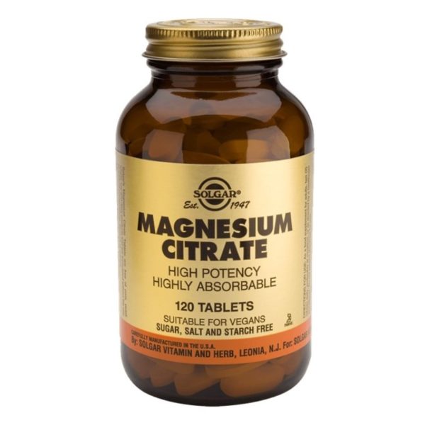 Magnesium Citrate, 120 capsules (Solgar)