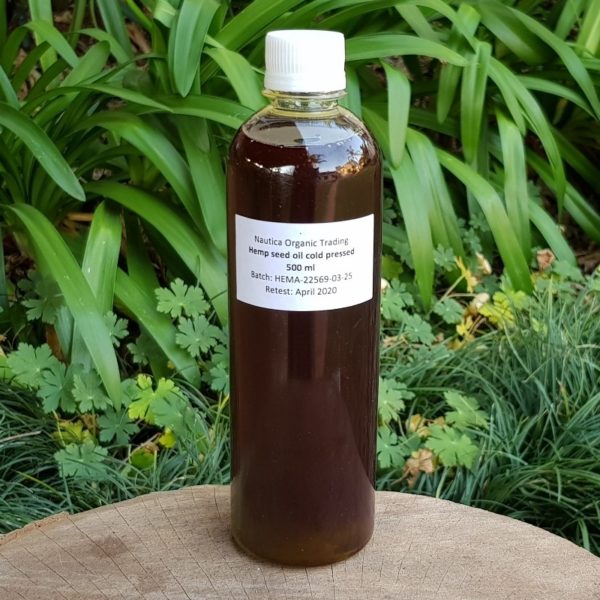 Hemp Seed Oil, 500ml (Nautica Oils)