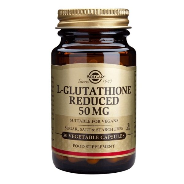 L-Glutathione, Reduced 50mg, 30 capsules (Solgar)