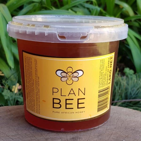 Pure Raw African Honey, 1.5kg (Plan Bee)