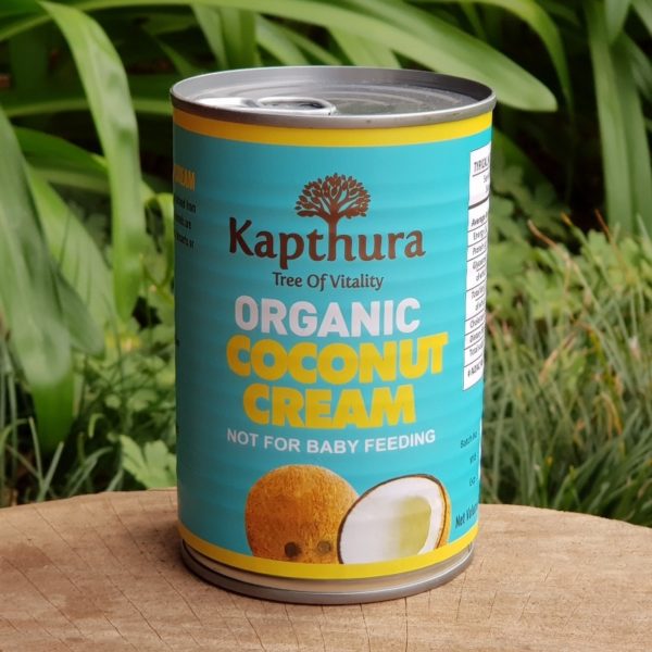 Organic Coconut Cream, 22% Fat (Kapthura)
