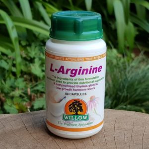 L-Arginine, 50 capsules (Willow)