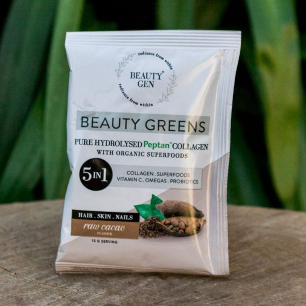 Beauty Greens Collagen, Raw Cacao, 15g (Beauty Gen)