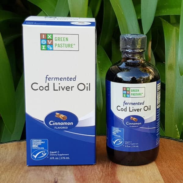 Green Pasture Fermented Cod Liver Oil, 176ml, Cinnamon