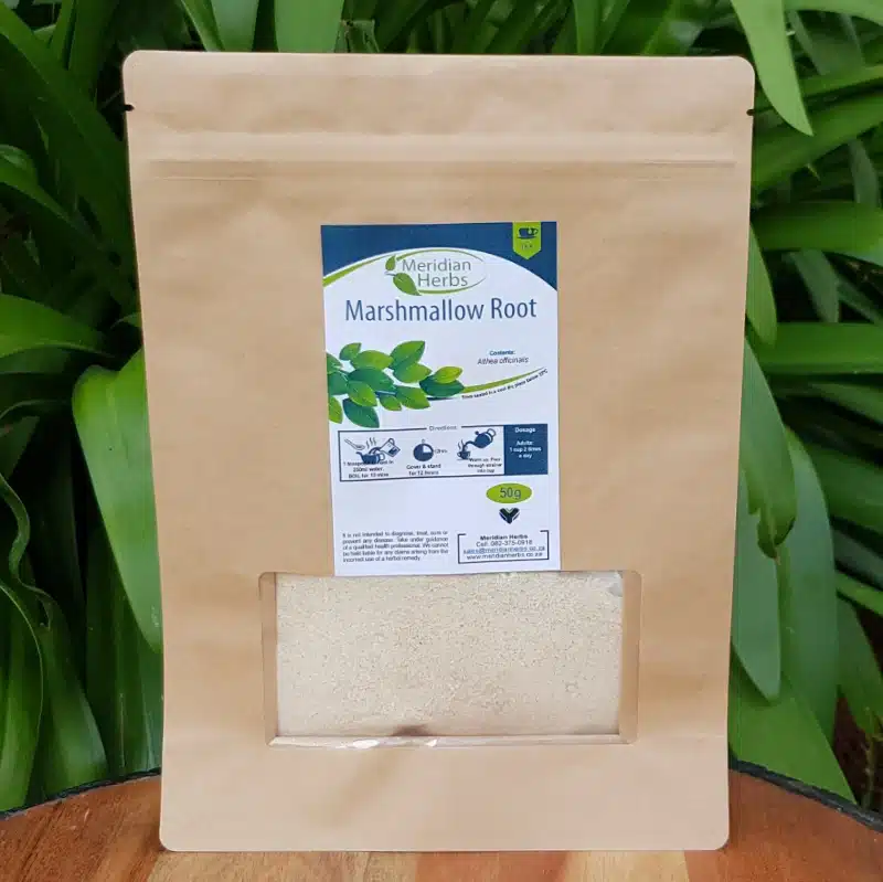 Marshmallow Root Powder (Meridian Herbs) | Organic Choice