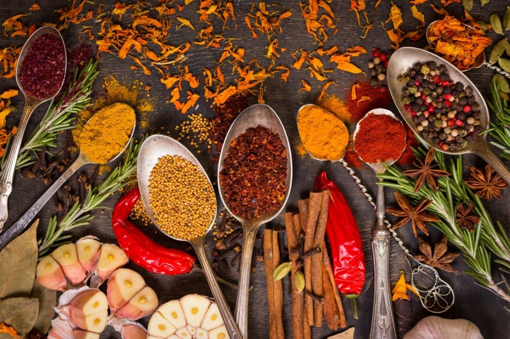 Food, herbs, and spices as Ayurvedic medicine in India