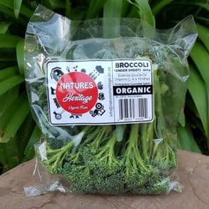 Organic Broccoli Tender Shots