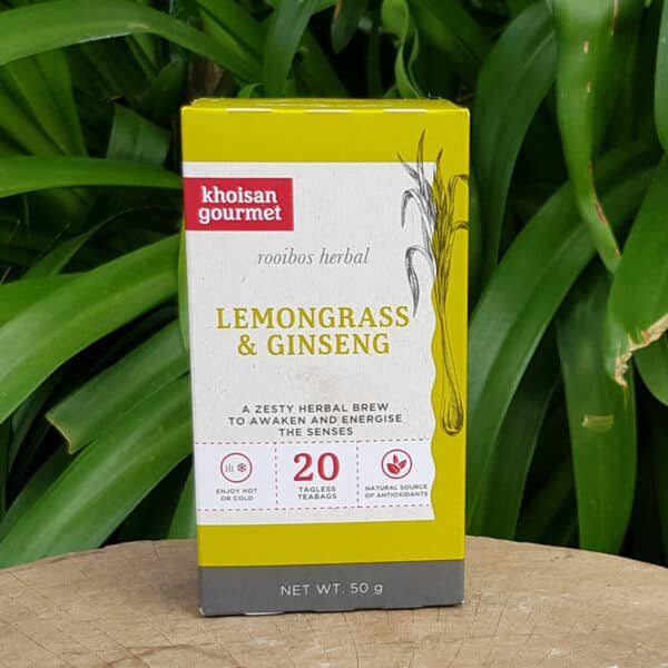 Rooibos, Lemongrass & Ginseng Tea, 20s