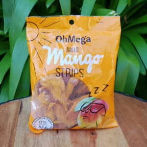 Organic Dried Mango Strips, 100g