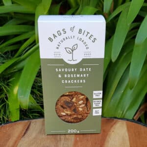 Bags of Bites Savoury Date & Rosemary Crackers
