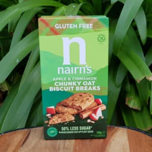 Nairn's Gluten Free Chunky Oat Biscuit Breaks, Apple & Cinnamon