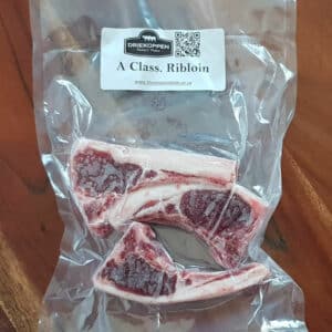 Organic Lamb Rib Loin Chops, 3 pieces