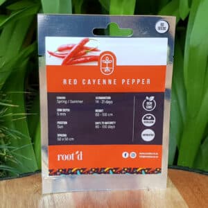 Root'd Microgreens Red Cayenne Pepper Seeds