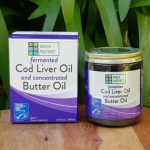 Green Pasture Fermented Cod Liver Oil & Concentrated Butter Oil, 188ml