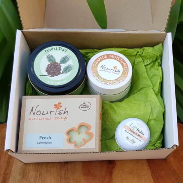 Nourish Gift Box Set, Fresh, inside
