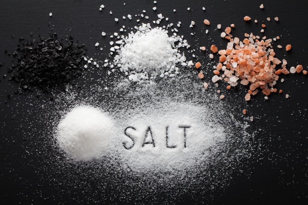 Celtic salt and different salt types.