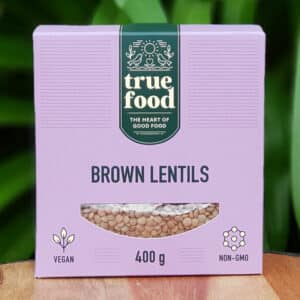 Truefood Brown Lentils, 400g