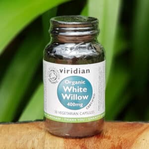 Viridian Organic White Willow, 30 capsules