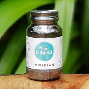 Viridian Vitamin D3 & K2, 90 capsules